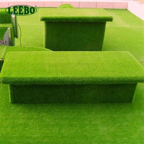 Colored artificial interlocking artificial tile grass carpet